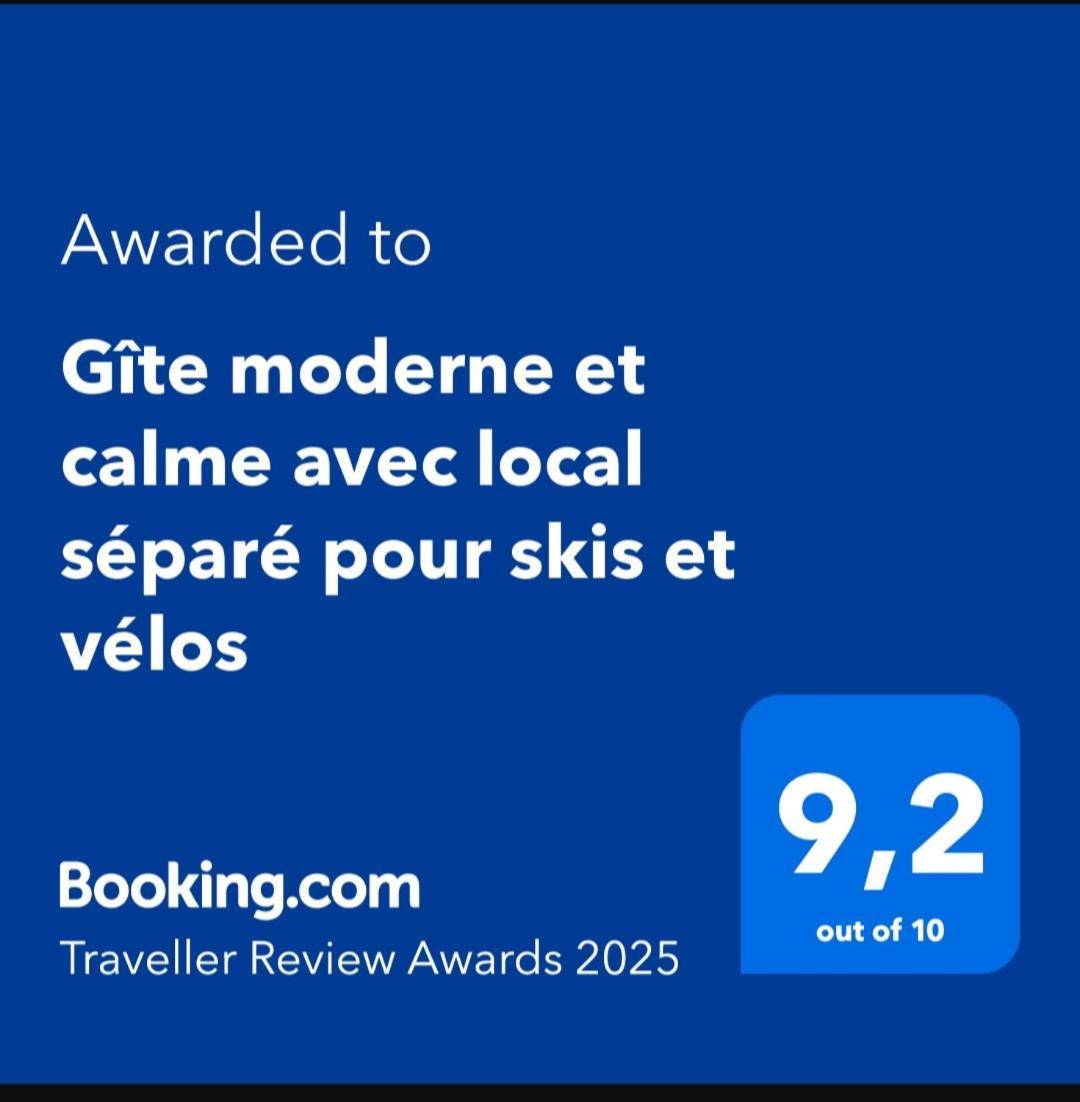 Hébergement de vacances Moderne Et Calme Avec Local Separe Pour Skis Et Velos *